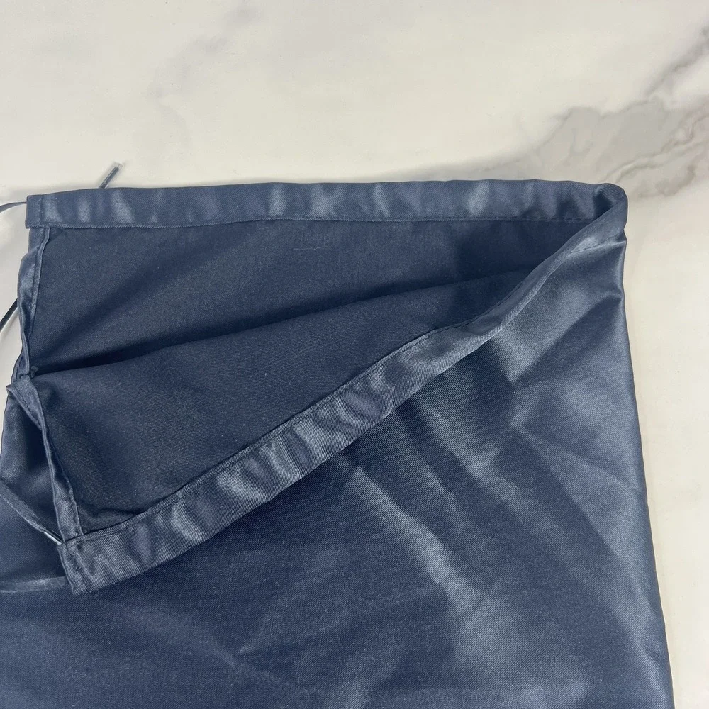Prada Dust Bag‎ Drawstring Satin Shoe Storage Pouch Large Authentic